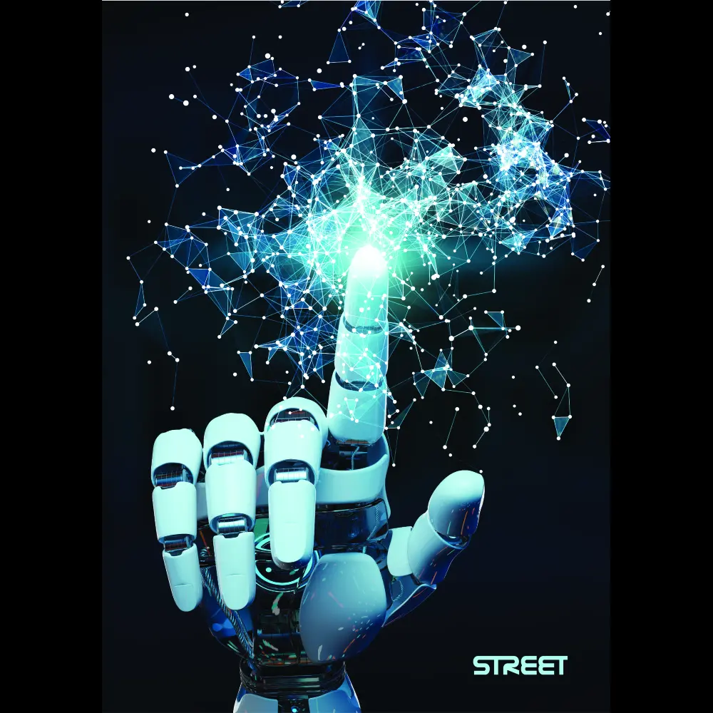 ZVEZEK STREET AI A4 visoki karo