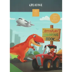 Pobarvanka CREATIVE dečki 40l