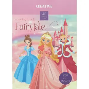 Pobarvanka CREATIVE deklice 40l