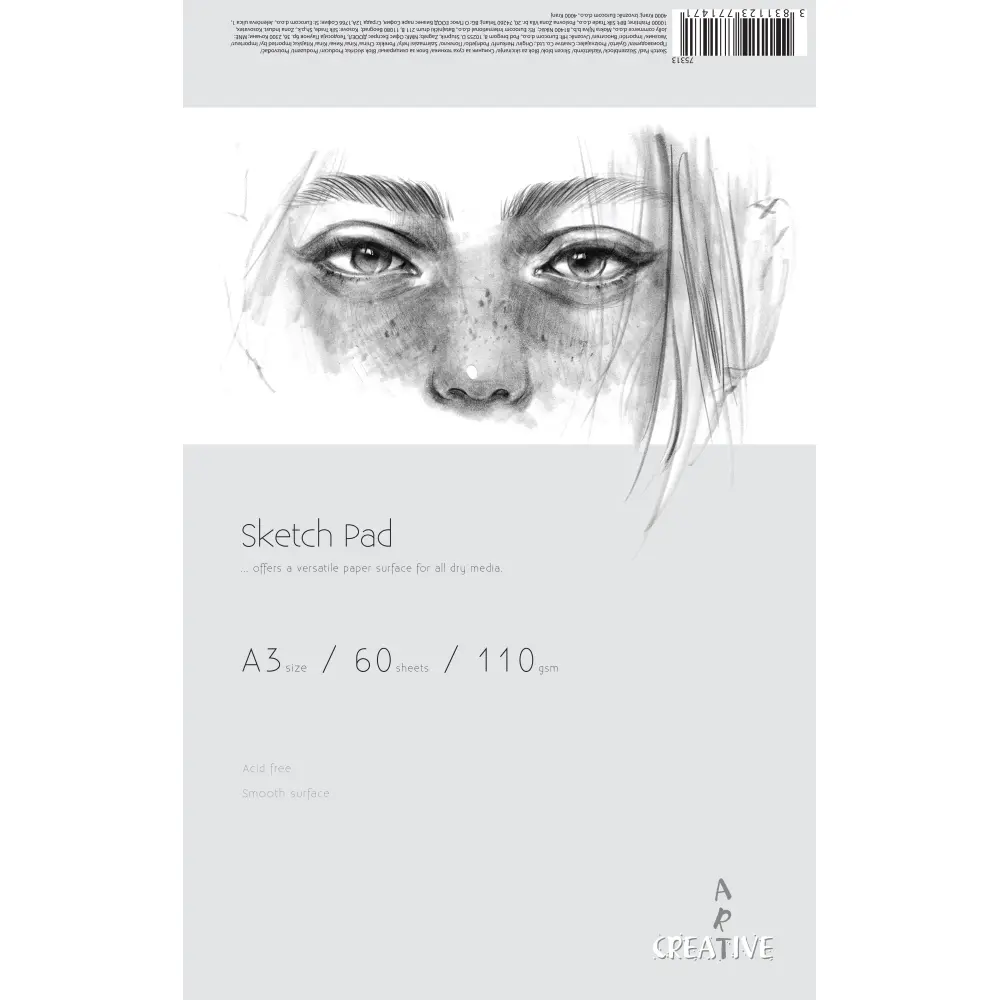 Skicirni blok Creative A3 60L 110GR.