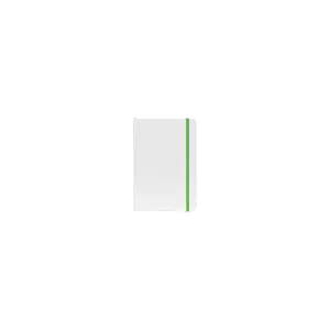 Notes Flux White 14x21cm zelena elastika