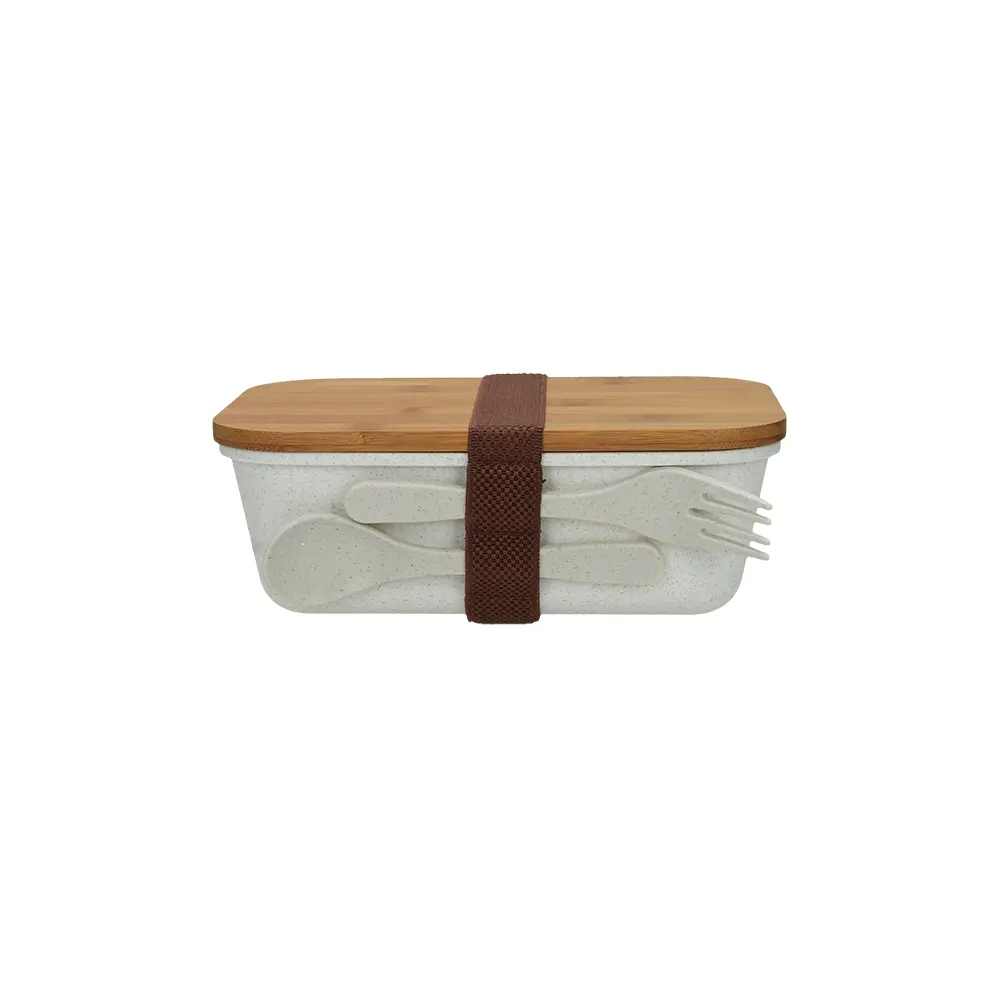 Posoda za hrano BAMBOO s priborom